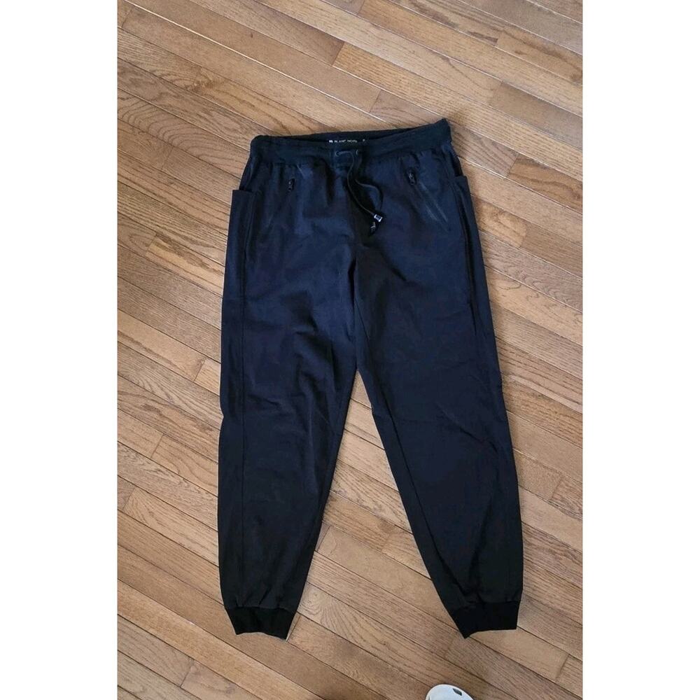 Blanc Noir Women's Black Getaway Drawstring Jogger Pants Size Medium